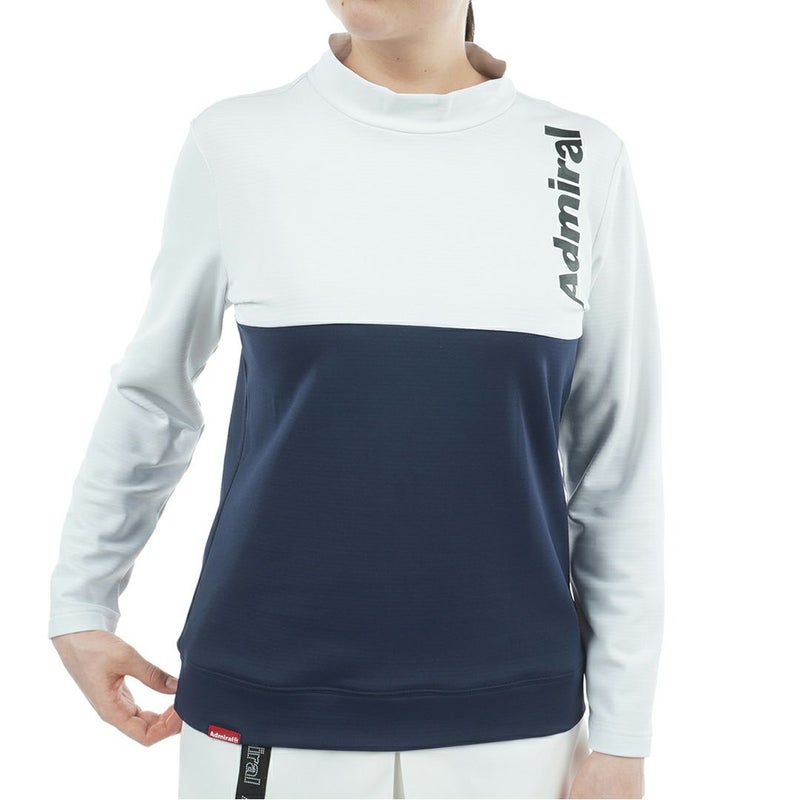 アドミラル ゴルフ Admiral GOLF レディース レディース 速ポカ 切替モックネックプルオーバー ADLA580 詳細1