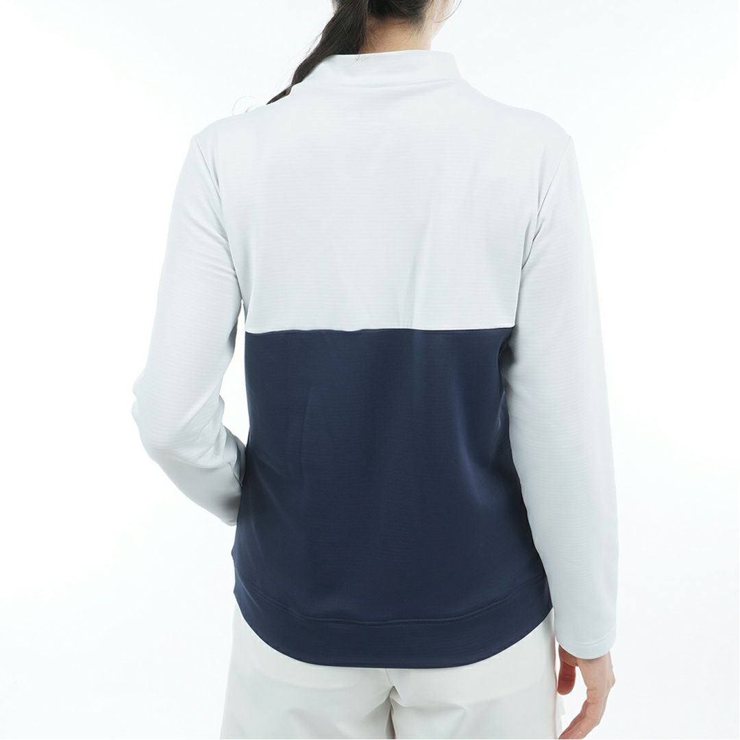 アドミラル ゴルフ Admiral GOLF レディース レディース 速ポカ 切替モックネックプルオーバー ADLA580 詳細3