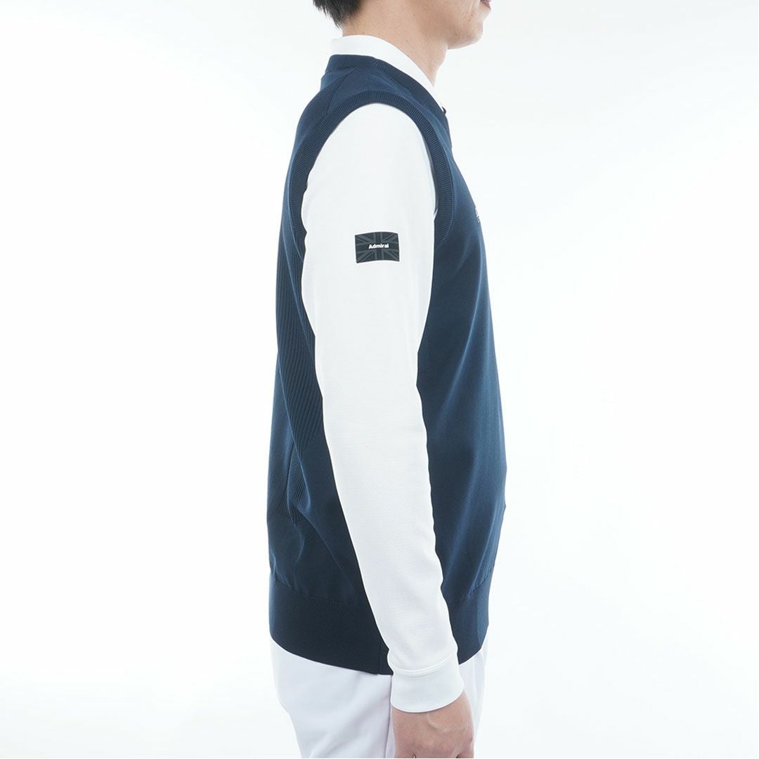 アドミラル ゴルフ Admiral GOLF メンズ メンズ パフォーマンス 浅Vニットベスト ADMA552 詳細14