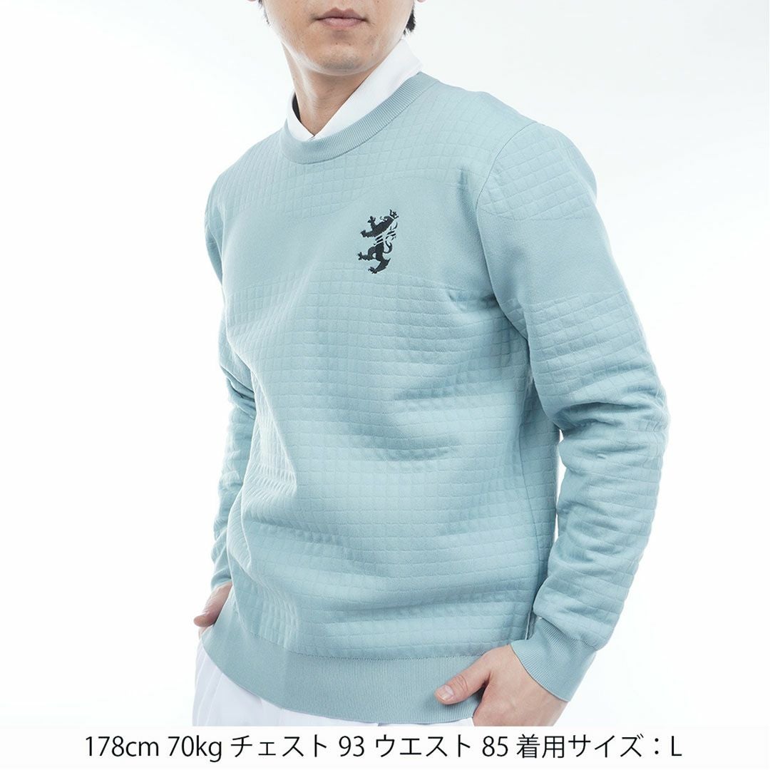 30％OFF】[アドミラル ゴルフ]メンズ リップジャガード クルーネック