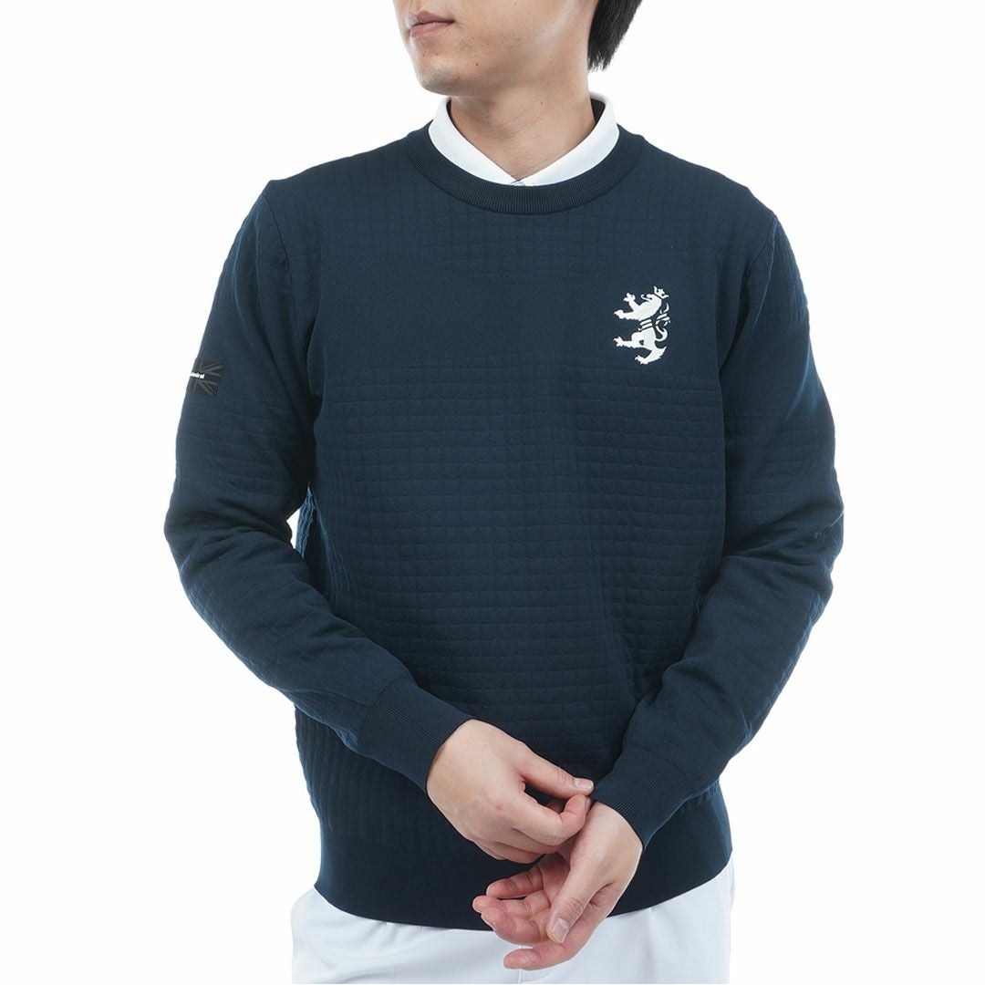 30％OFF】[アドミラル ゴルフ]メンズ リップジャガード クルーネック