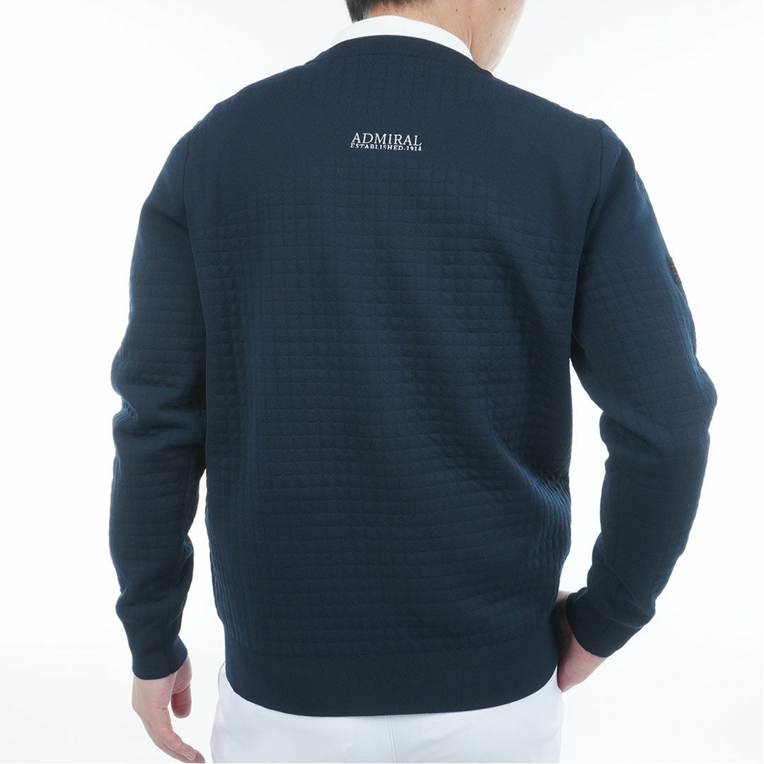 30％OFF】[アドミラル ゴルフ]メンズ リップジャガード クルーネック