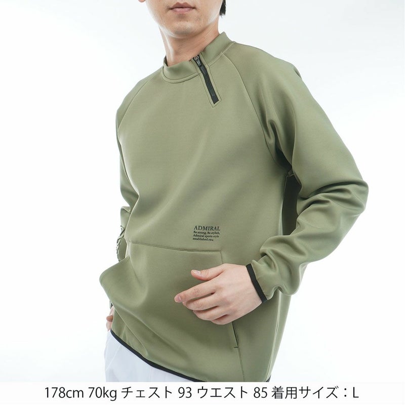 アドミラル ゴルフ Admiral GOLF メンズ メンズ ダンボール ハーフジップスウェット ADMA554 詳細16