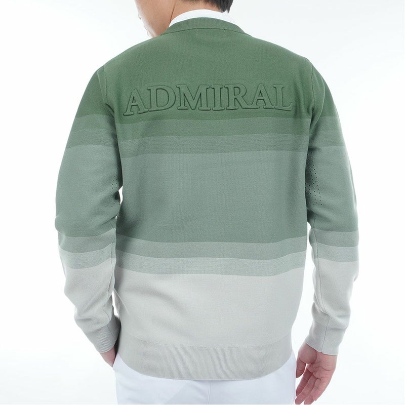 アドミラル ゴルフ Admiral GOLF メンズ メンズ グラデーションボーダー クルーネックセーター ADMA556 詳細14