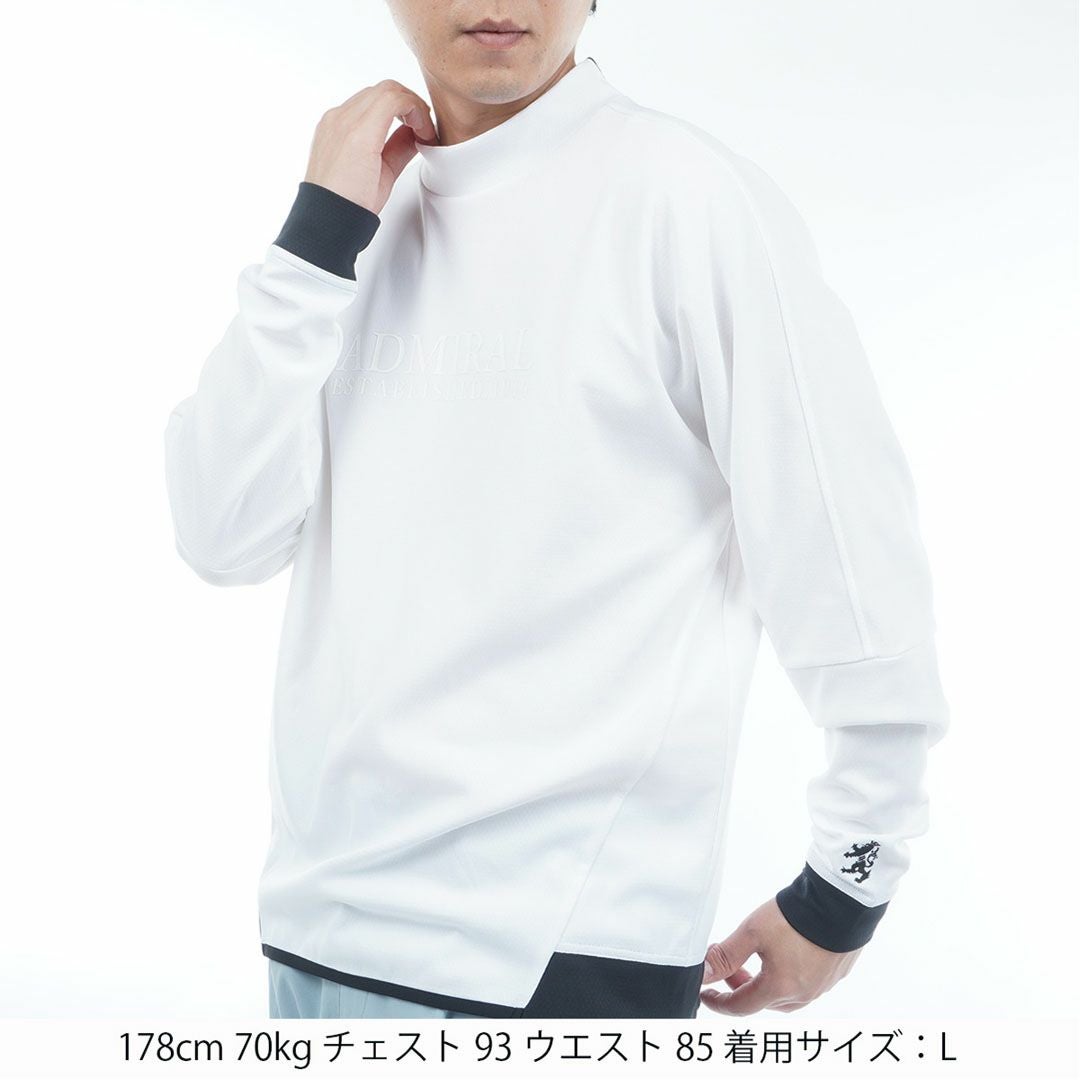 30％OFF】[アドミラル ゴルフ]メンズ カラタッチ 長袖モックネック