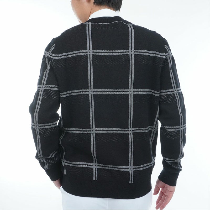 アドミラル ゴルフ Admiral GOLF メンズ メンズ ウィンドウペン クルーネックセーター ADMA558 詳細11