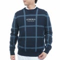 アドミラル ゴルフ Admiral GOLF メンズ メンズ ウィンドウペン クルーネックセーター ADMA558 詳細12