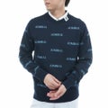 アドミラル ゴルフ Admiral GOLF メンズ メンズ ロゴモノグラム 浅Vネックセーター ADMA559 詳細12
