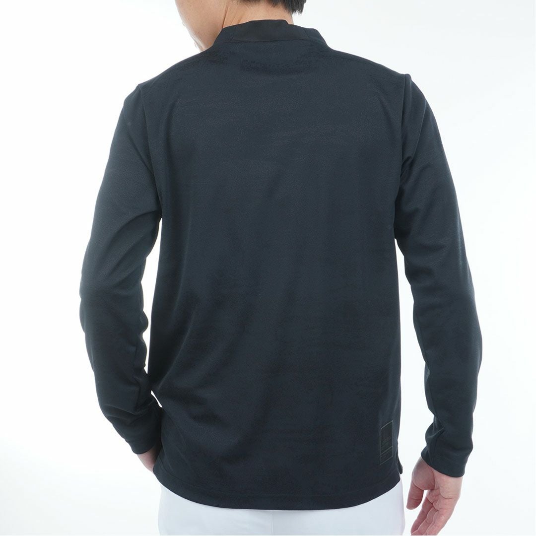 アドミラル ゴルフ Admiral GOLF メンズ メンズ ゴルフジャガード L/Sモックネックシャツ ADMA560 詳細6