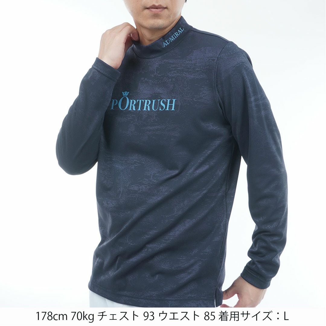 40％OFF】[アドミラル ゴルフ]メンズ ゴルフジャガード L/Sモック