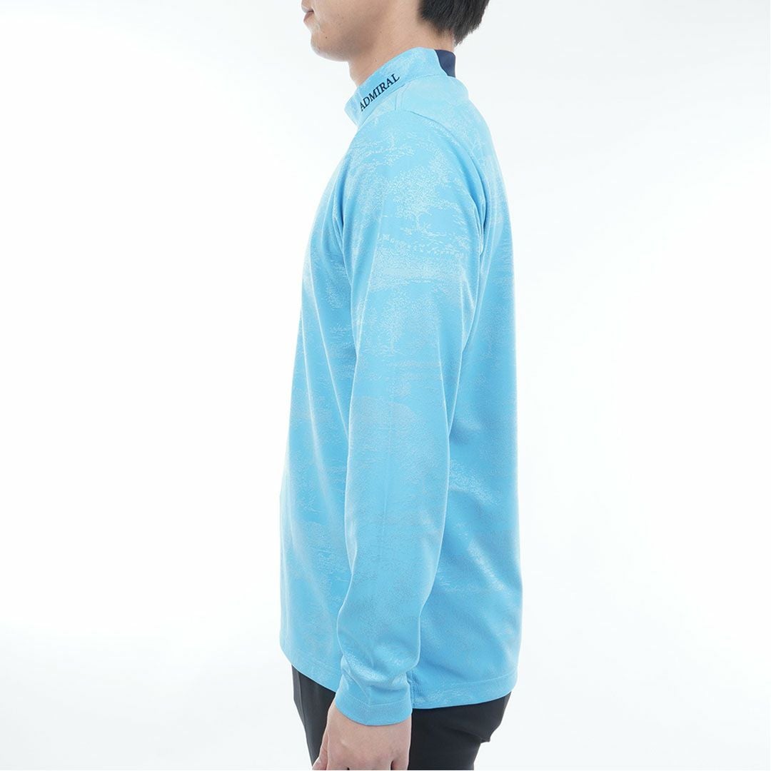 40％OFF】[アドミラル ゴルフ]メンズ ゴルフジャガード L/Sモック