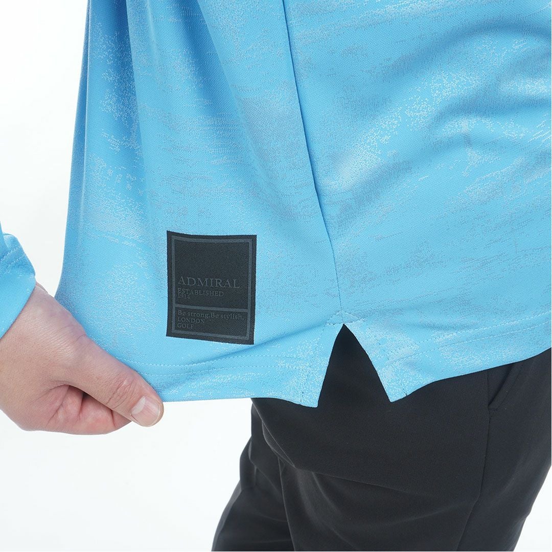 40％OFF】[アドミラル ゴルフ]メンズ ゴルフジャガード L/Sモック