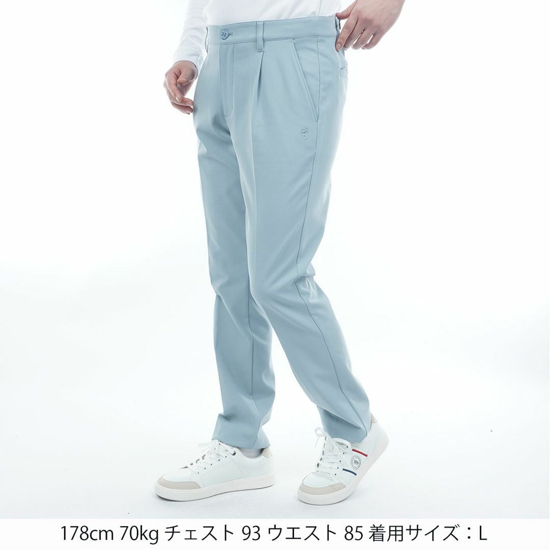 30％OFF】[アドミラル ゴルフ]メンズ ワンタック ストレートパンツ