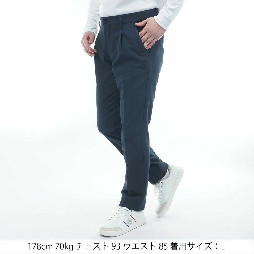 30％OFF】[アドミラル ゴルフ]メンズ ワンタック ストレートパンツ