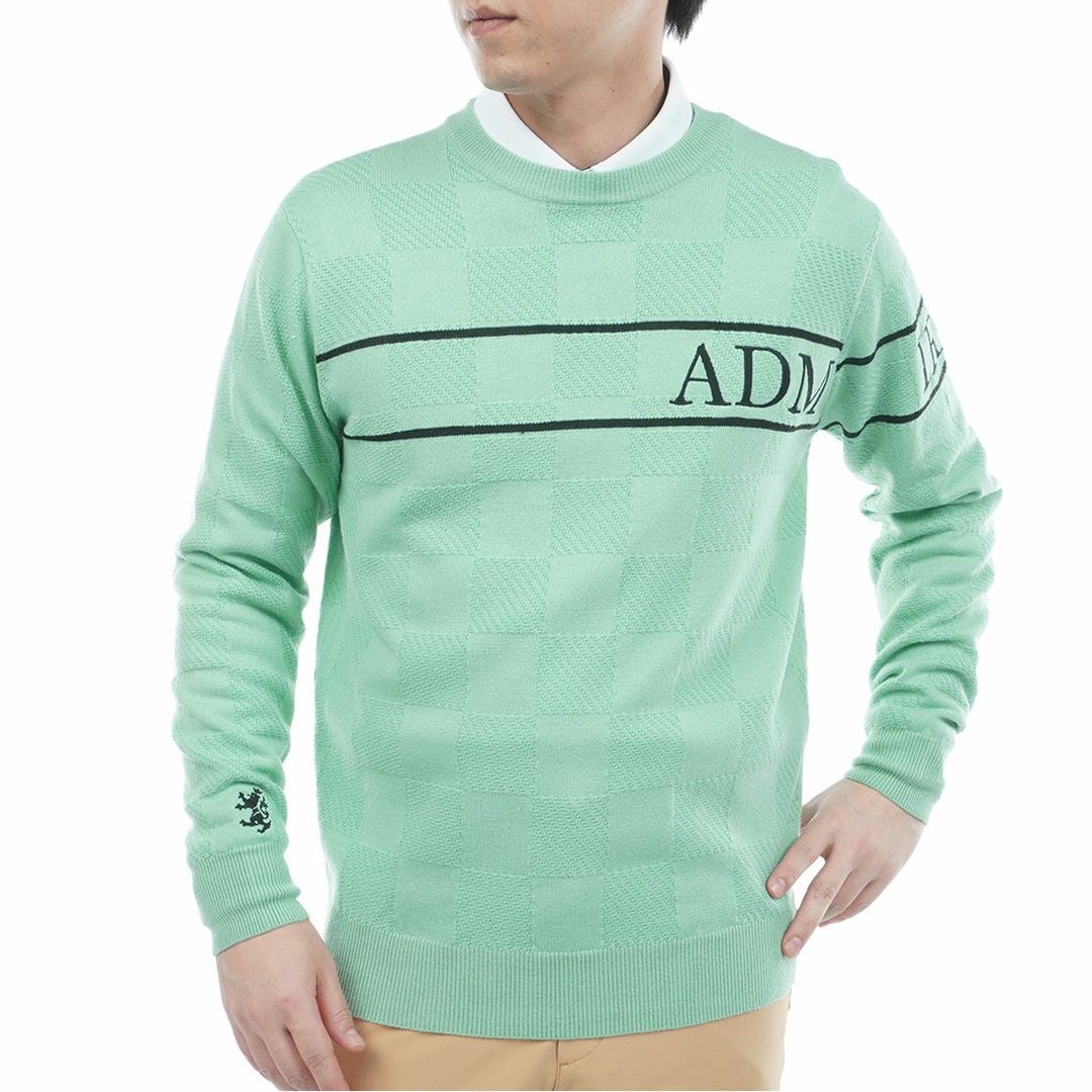 40％OFF】[アドミラル ゴルフ]メンズ ビッグロゴ クルーネックセーター