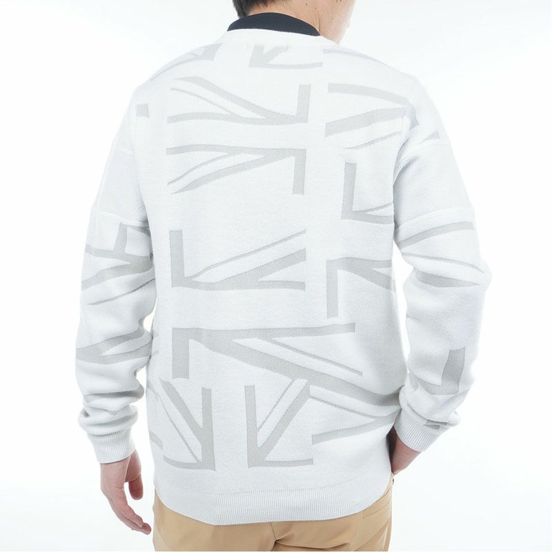 アドミラル ゴルフ Admiral GOLF メンズ メンズ UJジャガード クルーネックセーター ADMA564 詳細3