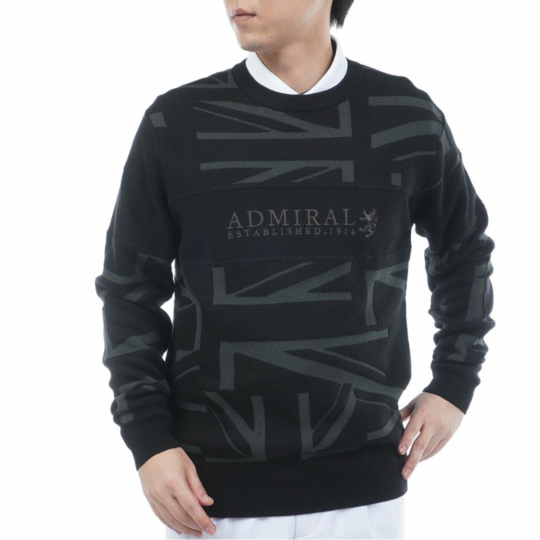 30％OFF】[アドミラル ゴルフ]メンズ グラデーションボーダー クルー