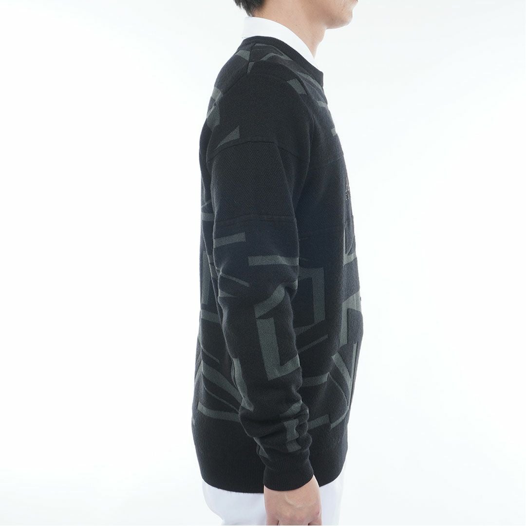 アドミラル ゴルフ Admiral GOLF メンズ メンズ UJジャガード クルーネックセーター ADMA564 詳細8