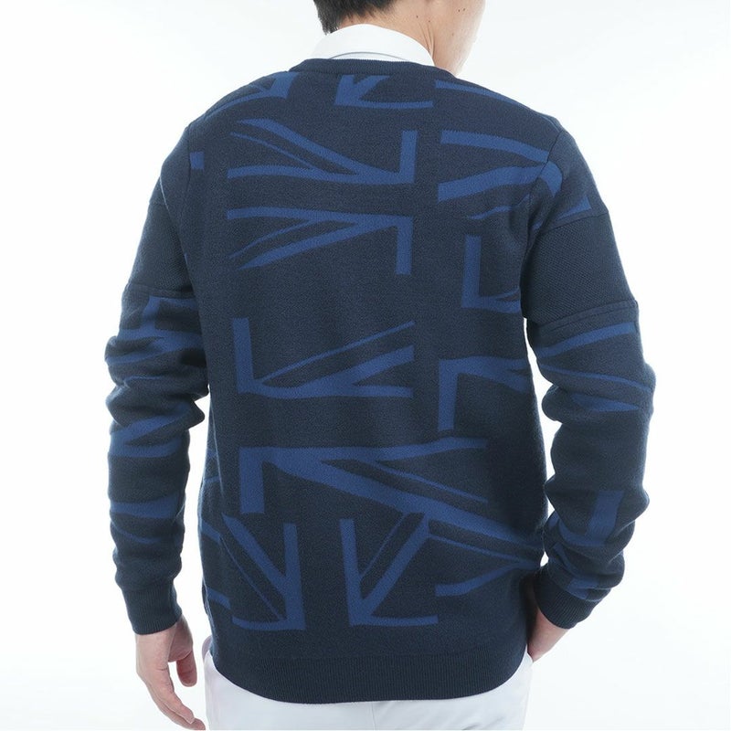 アドミラル ゴルフ Admiral GOLF メンズ メンズ UJジャガード クルーネックセーター ADMA564 詳細15