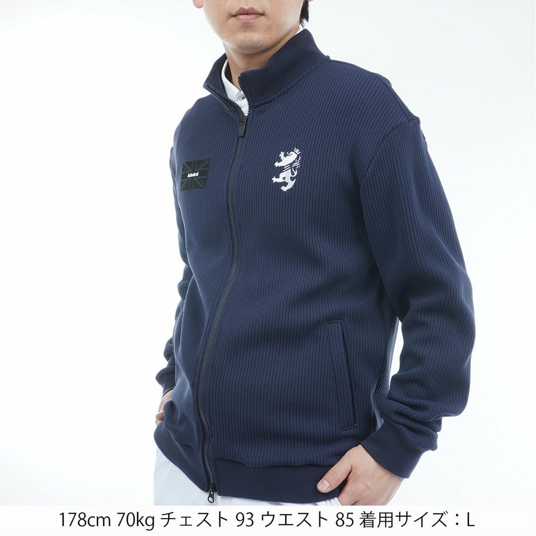 アドミラル ゴルフ Admiral GOLF メンズ メンズ ニットライク トラックジャケット ADMA565 詳細16