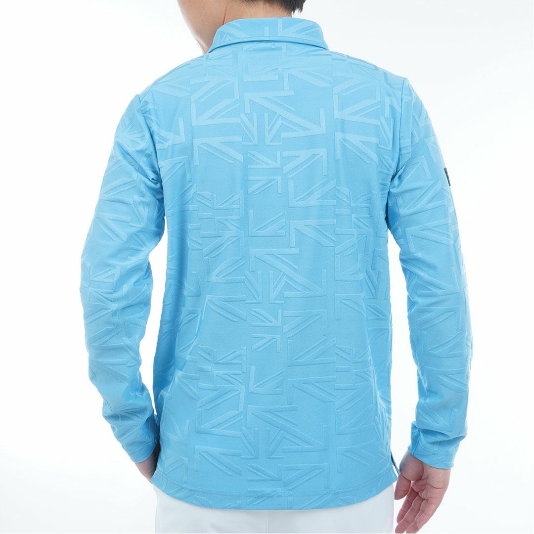 アドミラル ゴルフ Admiral GOLF メンズ メンズ UJジャガード ボタンダウン長袖シャツ ADMA566 詳細19