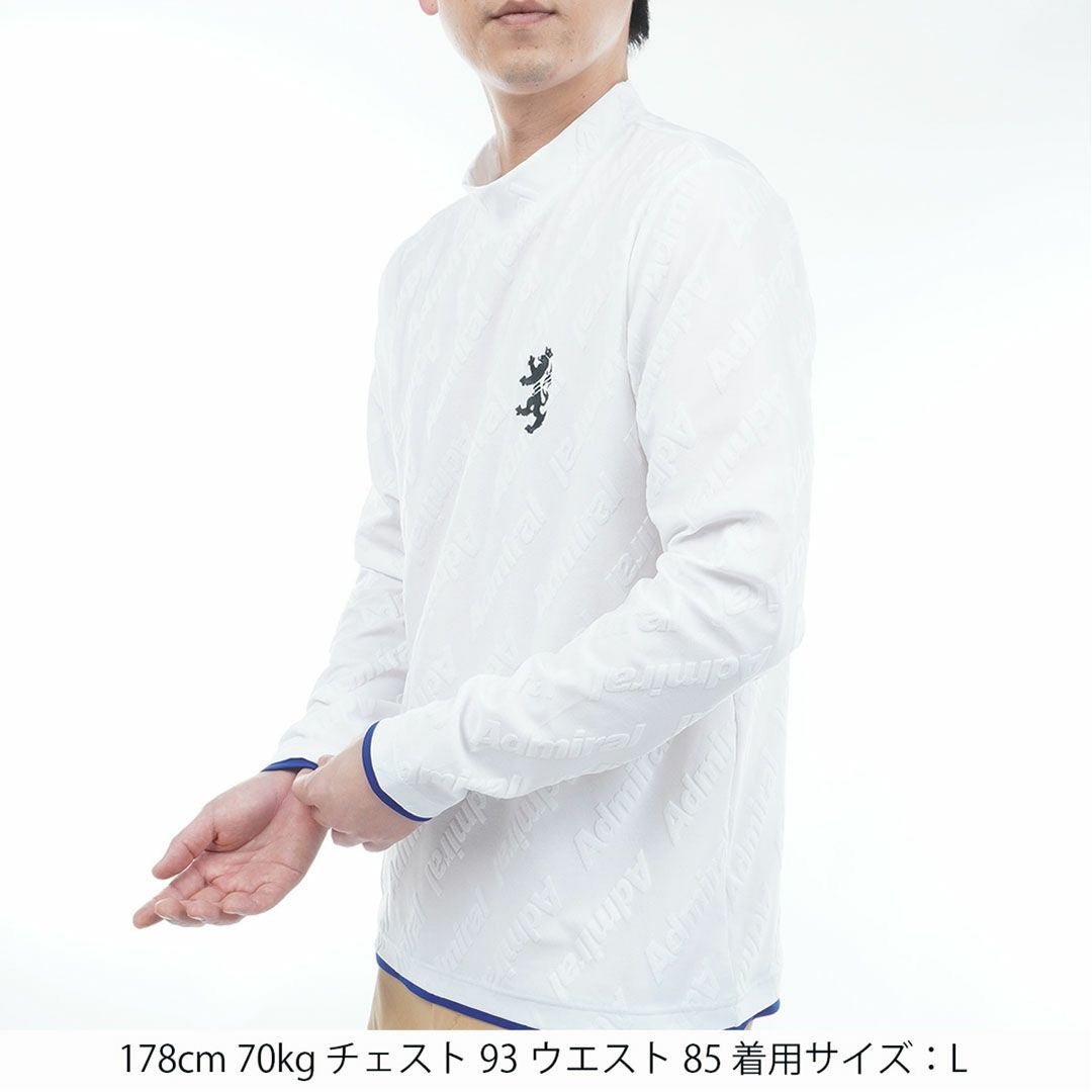 40％OFF】[アドミラル ゴルフ]メンズ ロゴストレッチ ジャガードモック