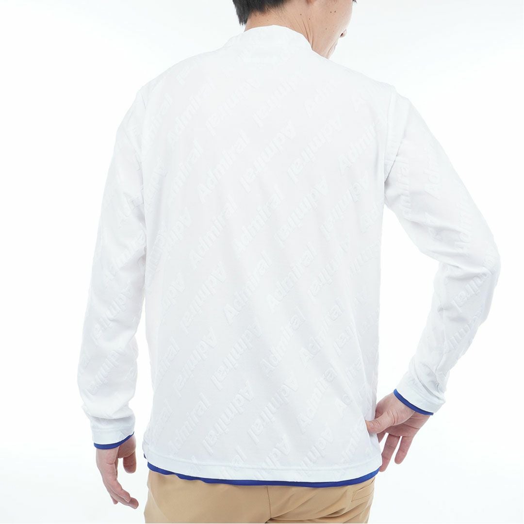 40％OFF】[アドミラル ゴルフ]メンズ ロゴストレッチ ジャガードモック