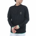 アドミラル ゴルフ Admiral GOLF メンズ メンズ ロゴストレッチ ジャガードモックネックシャツ ADMA567 詳細4