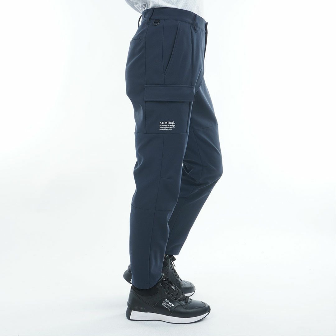アドミラル GOLFパンツ　M ゴルフ　Admiral サイド ロゴ　ネイビー 40％OFF】[アドミラル ゴルフ]メンズ サイドポケット付 ワイド