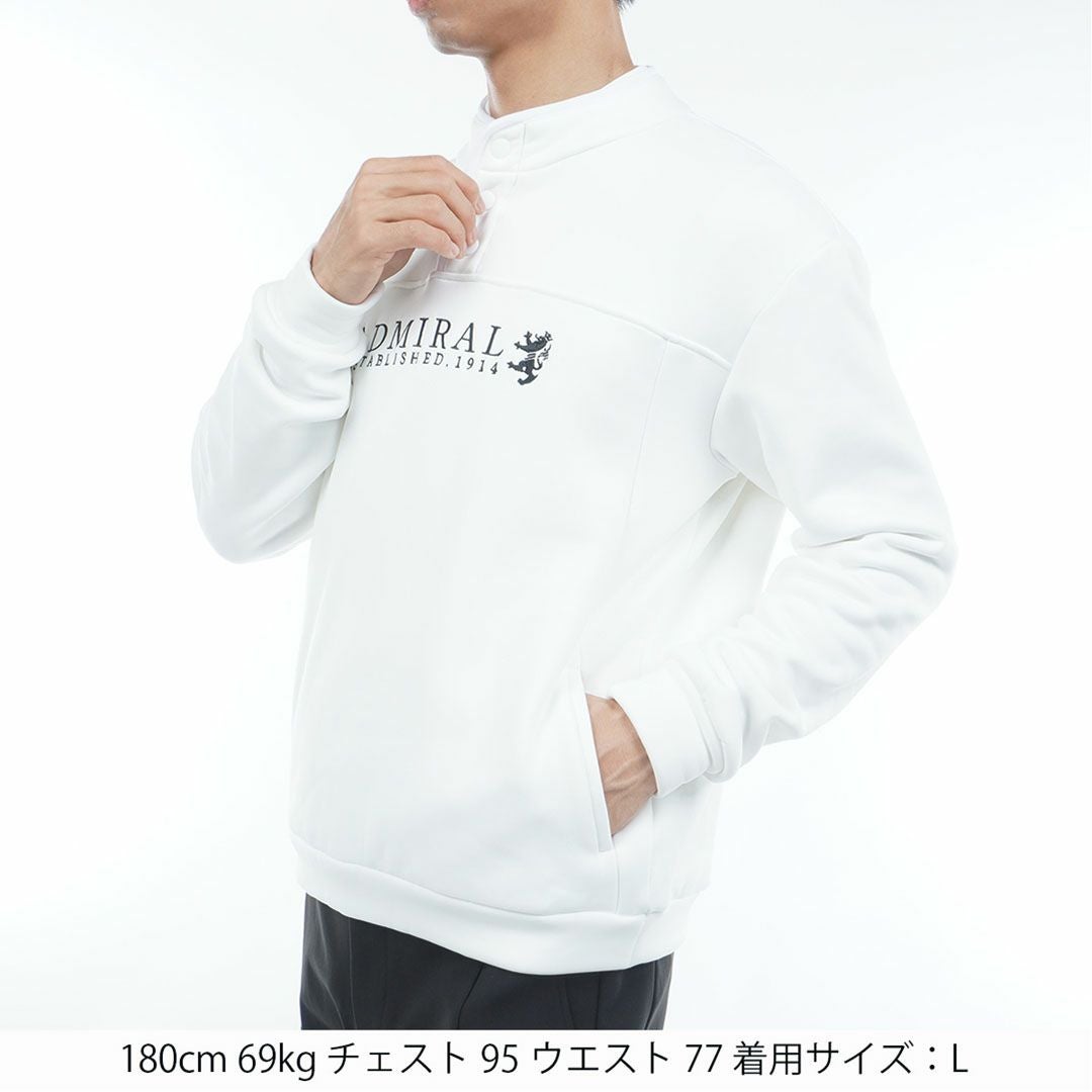 30％OFF】[アドミラル ゴルフ]メンズ カルイシ ハーフドットボタン