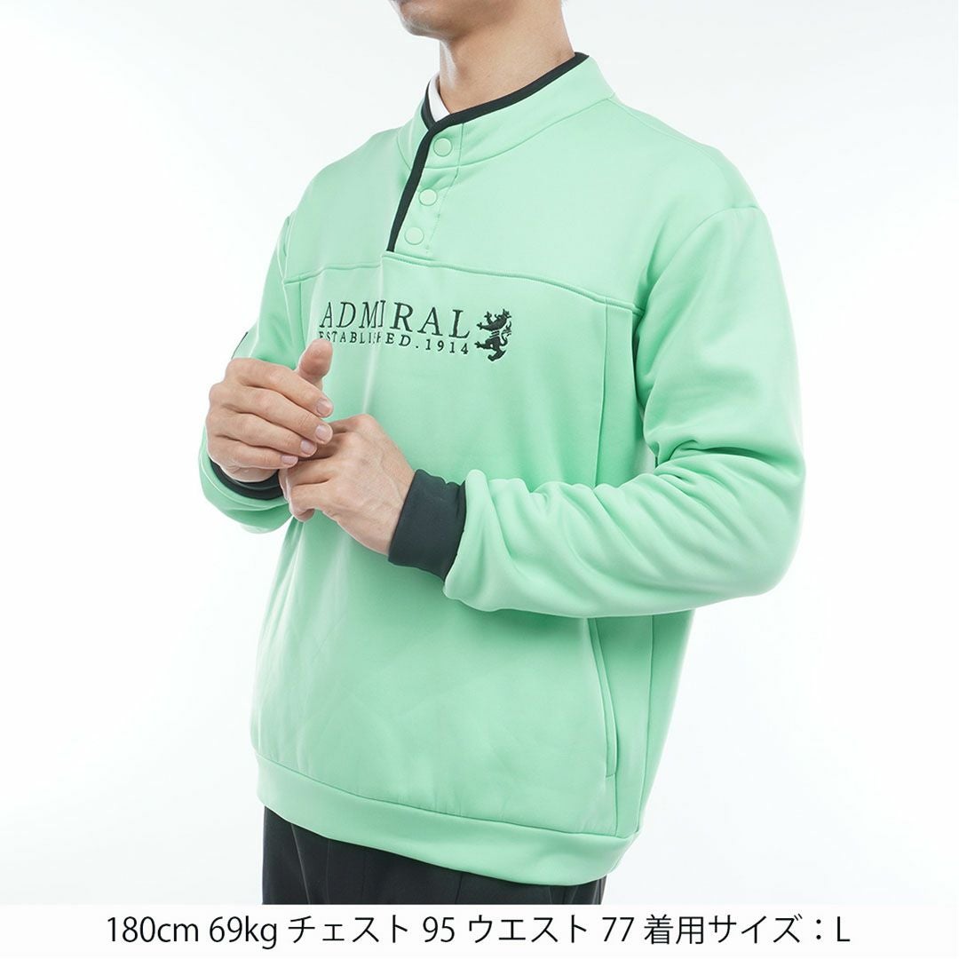 30％OFF】[アドミラル ゴルフ]メンズ カルイシ ハーフドットボタン