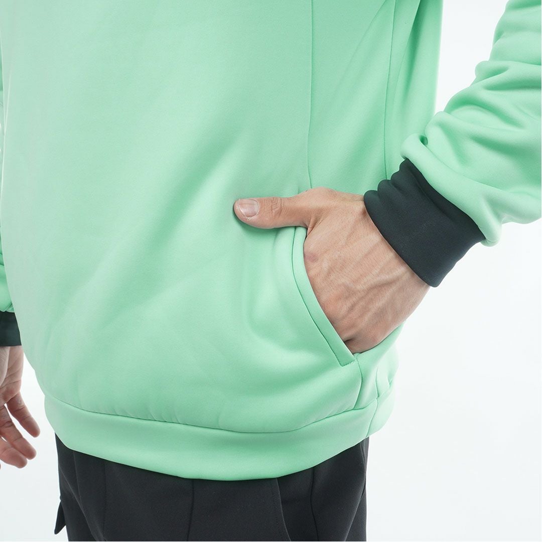 アドミラル ゴルフ Admiral GOLF メンズ メンズ カルイシ ハーフドットボタン スウェット ADMA571 詳細15