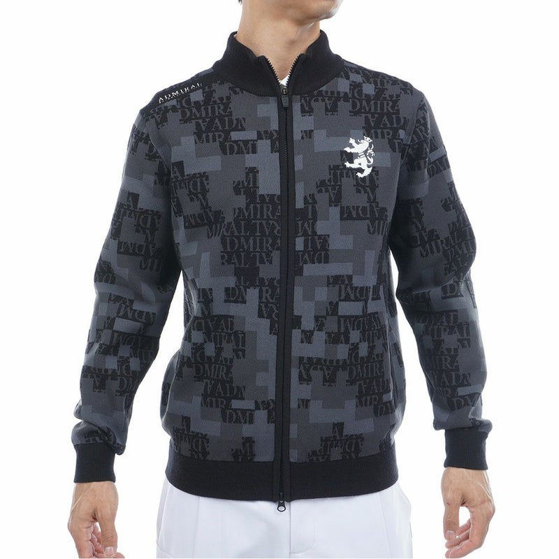 アドミラル ゴルフ Admiral GOLF メンズ メンズ モザイクカモフラージュ フルジップセーター ADMA573 詳細4