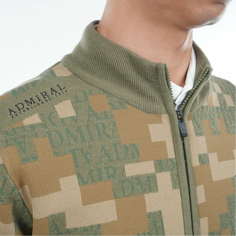アドミラル ゴルフ Admiral GOLF メンズ メンズ モザイクカモフラージュ フルジップセーター ADMA573 詳細13