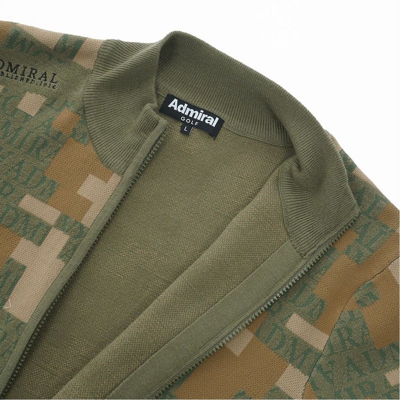 アドミラル ゴルフ Admiral GOLF メンズ メンズ モザイクカモフラージュ フルジップセーター ADMA573 詳細16