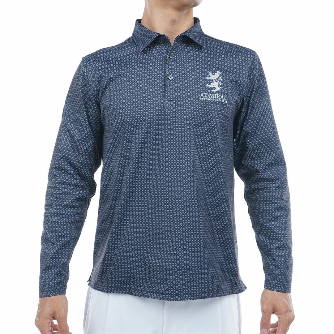 30％OFF】[アドミラル ゴルフ]メンズ 小紋柄 裏起毛シャツ | 【公式