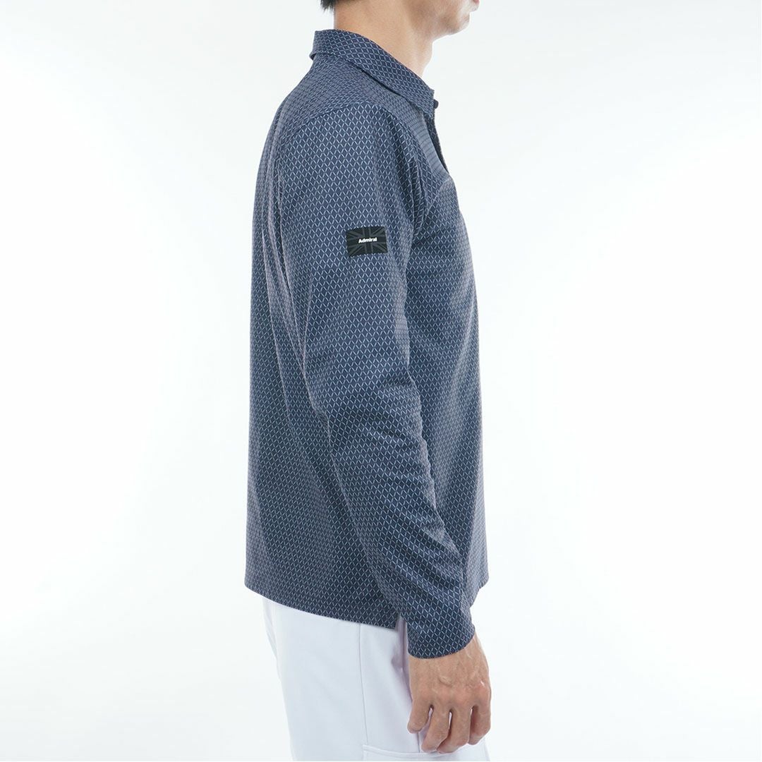 30％OFF】[アドミラル ゴルフ]メンズ 小紋柄 裏起毛シャツ | 【公式