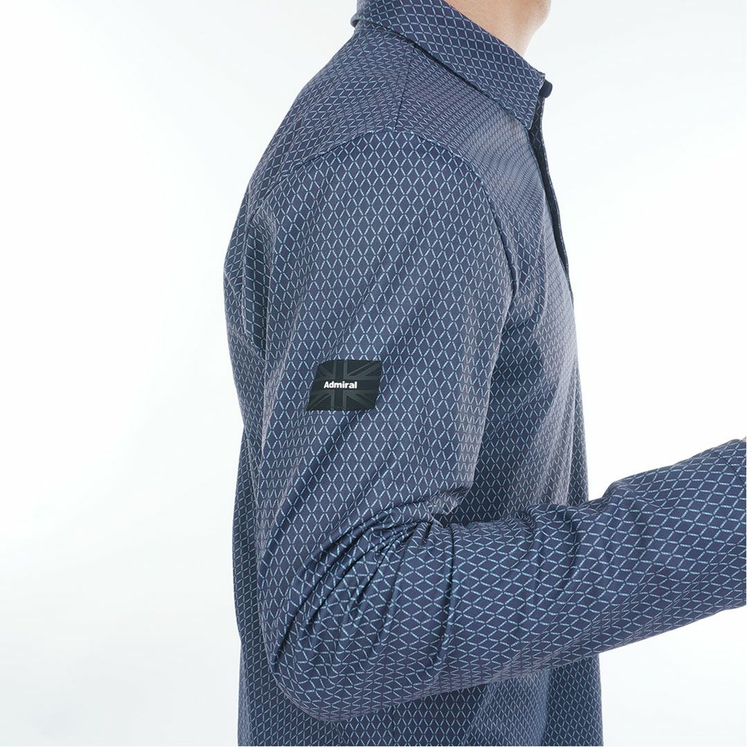 30％OFF】[アドミラル ゴルフ]メンズ 小紋柄 裏起毛シャツ | 【公式