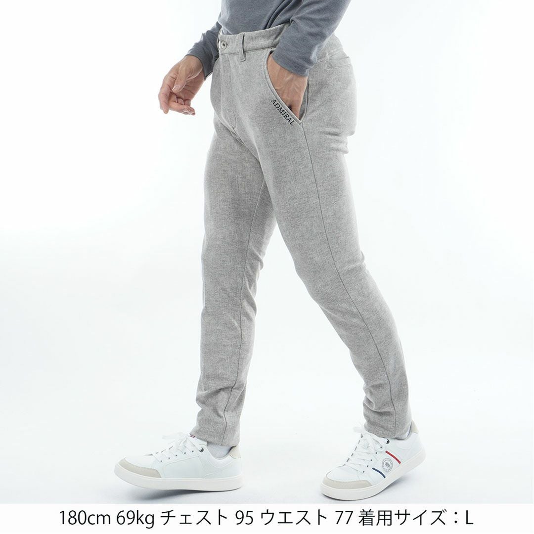 アドミラル ゴルフ Admiral GOLF メンズ メンズ ハイテンション 裏起毛テーパードパンツ ADMA576 詳細8