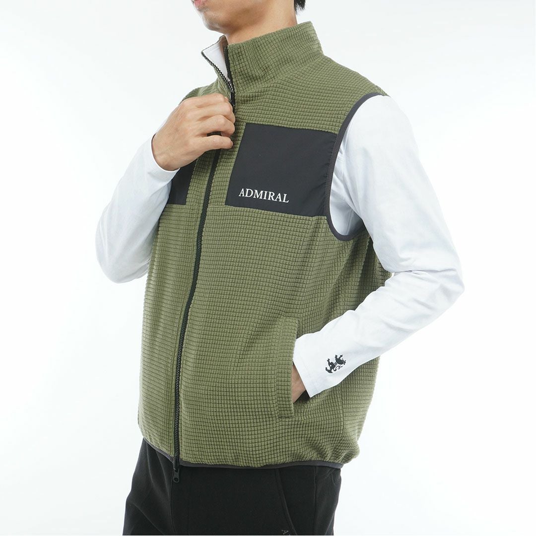 アドミラル ゴルフ Admiral GOLF メンズ メンズ リバーシブル ボアベスト ADMA578 詳細29