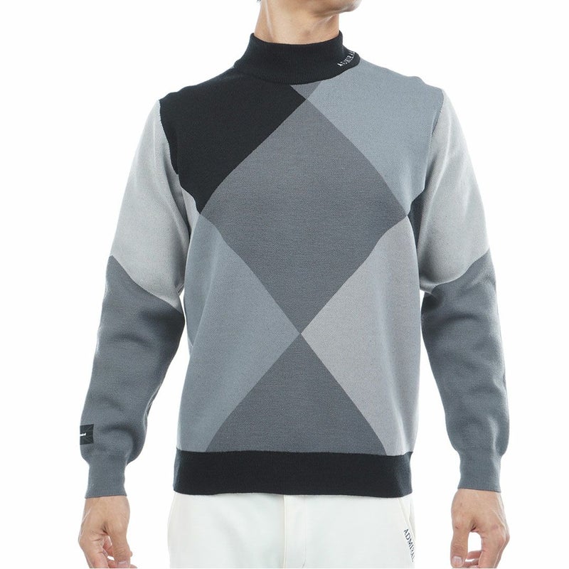 アドミラル ゴルフ Admiral GOLF メンズ メンズ アーガイル ハイネックセーター ADMA579 詳細1