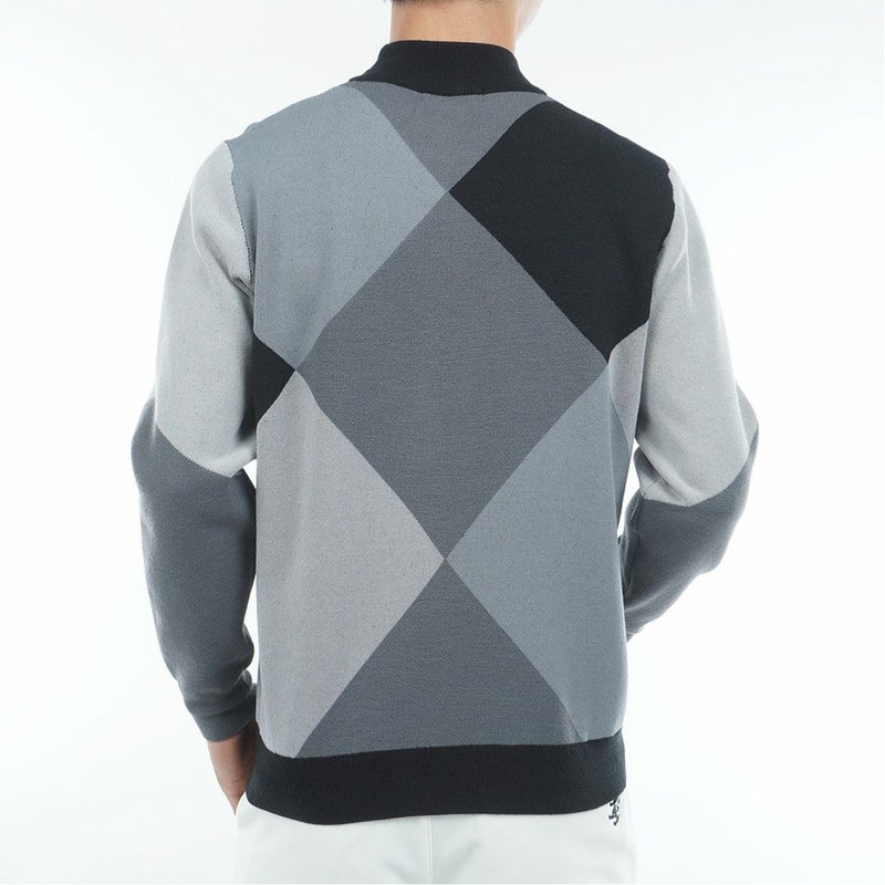 アドミラル ゴルフ Admiral GOLF メンズ メンズ アーガイル ハイネックセーター ADMA579 詳細3