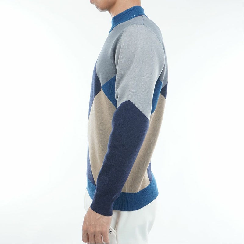 アドミラル ゴルフ Admiral GOLF メンズ メンズ アーガイル ハイネックセーター ADMA579 詳細6