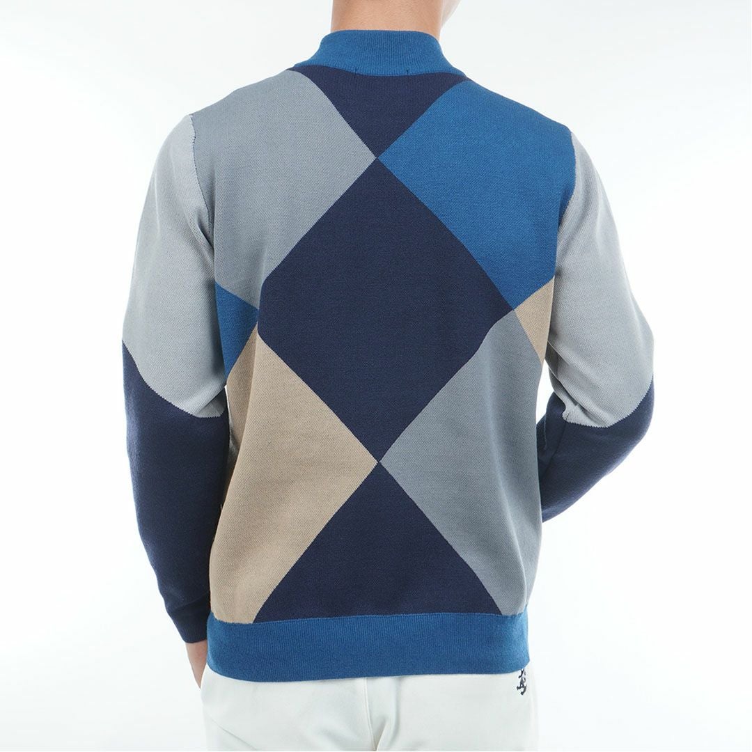 アドミラル ゴルフ Admiral GOLF メンズ メンズ アーガイル ハイネックセーター ADMA579 詳細7