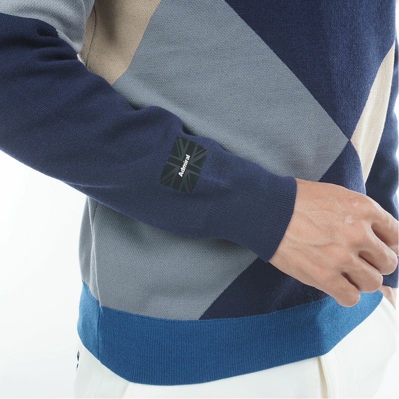 アドミラル ゴルフ Admiral GOLF メンズ メンズ アーガイル ハイネックセーター ADMA579 詳細9