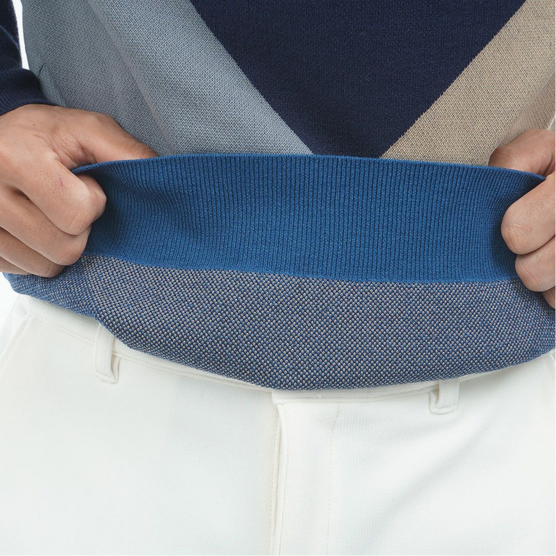 アドミラル ゴルフ Admiral GOLF メンズ メンズ アーガイル ハイネックセーター ADMA579 詳細13