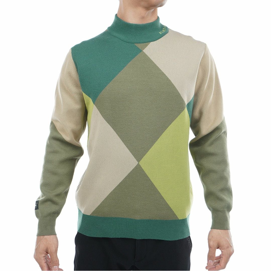 アドミラル ゴルフ Admiral GOLF メンズ メンズ アーガイル ハイネックセーター ADMA579 詳細15