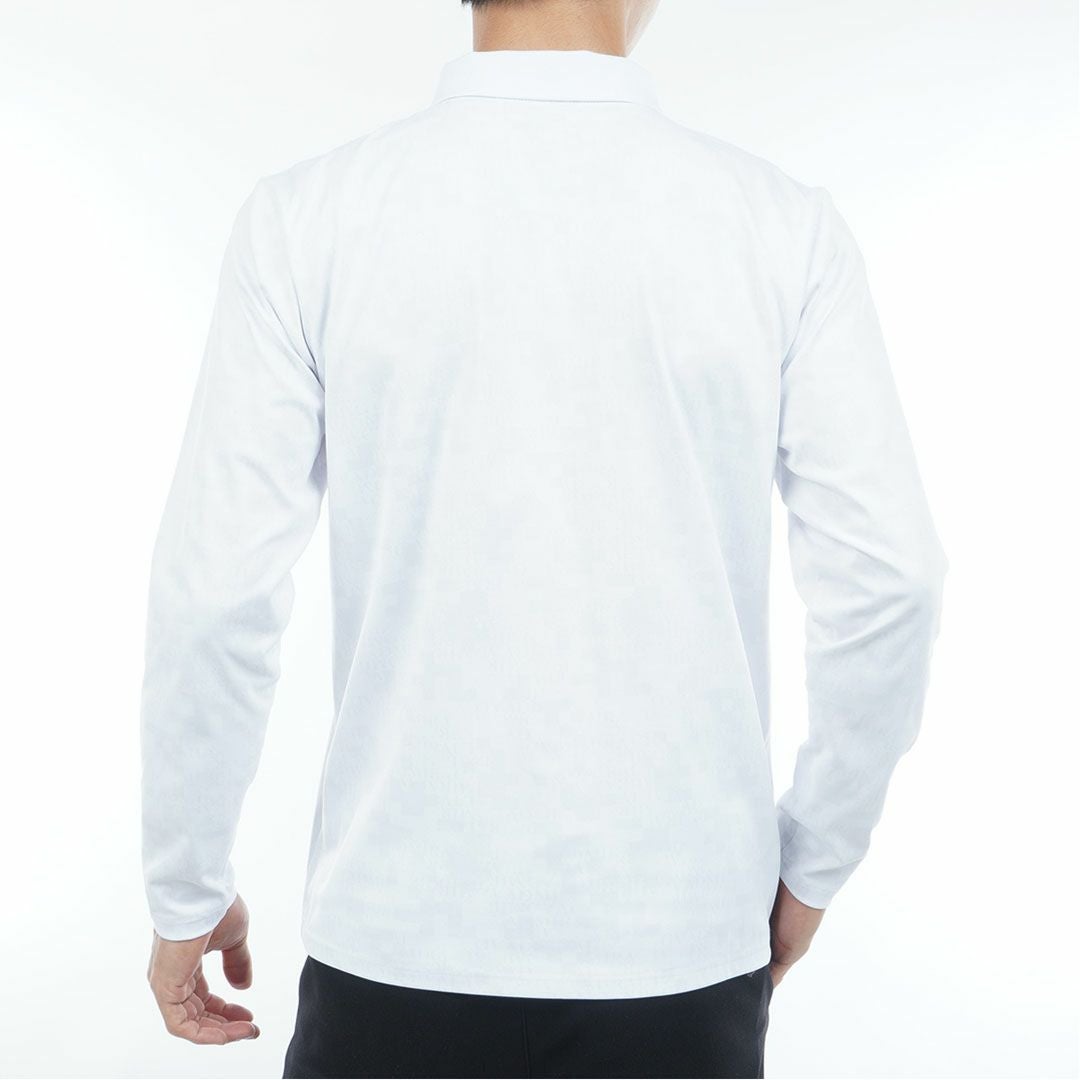 アドミラル ゴルフ Admiral GOLF メンズ メンズ モザイクカモフラージュ裏起毛 長袖ポロシャツ ADMA580 詳細3