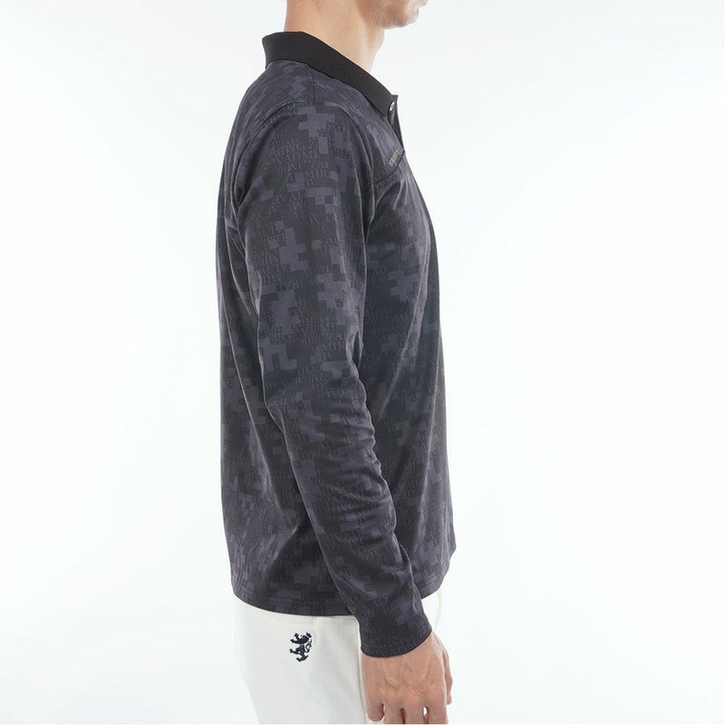 アドミラル ゴルフ Admiral GOLF メンズ メンズ モザイクカモフラージュ裏起毛 長袖ポロシャツ ADMA580 詳細8