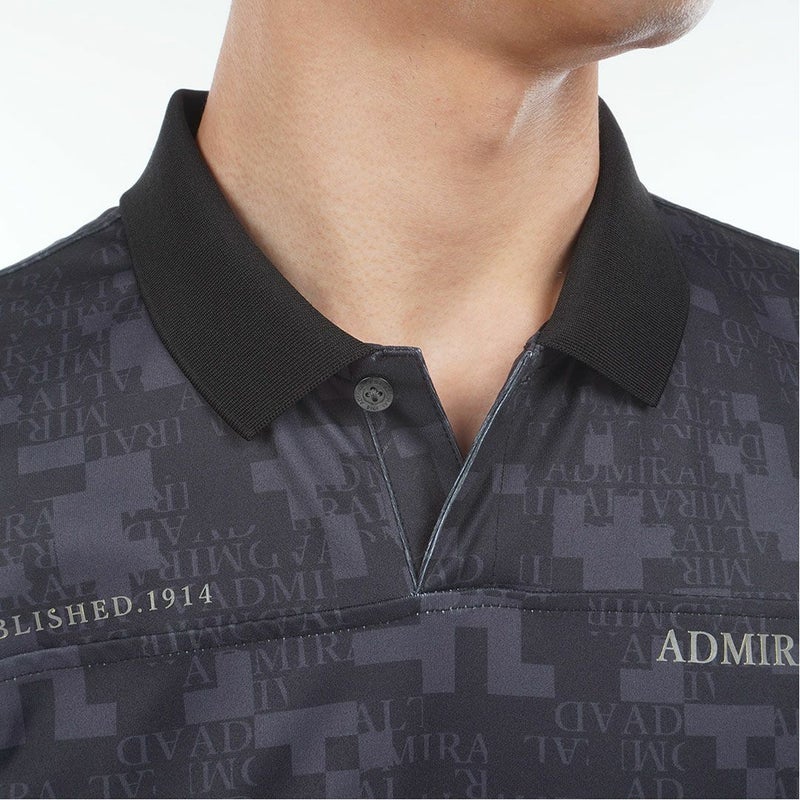 アドミラル ゴルフ Admiral GOLF メンズ メンズ モザイクカモフラージュ裏起毛 長袖ポロシャツ ADMA580 詳細11